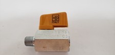 VÁLVULA DE ESFERA PARKER MV608-2, 1/8" NPT, LATÃO CROMADO, NOVA NA CAIXA comprar usado  Enviando para Brazil