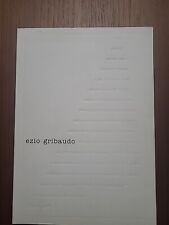 Bolaffi ezio gribaudo usato  Vicenza