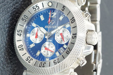 REACTOR FALLOUT 64003 CHRONO DIVER BLUE Watch Armbanduhr 40,3mm HEAVY DUTY comprar usado  Enviando para Brazil