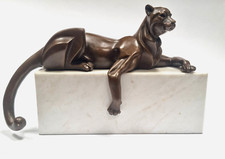 Bronze skulptur panther gebraucht kaufen  Recklinghausen