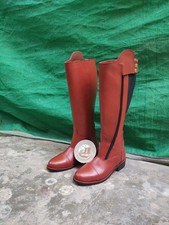 Bota polo elástica para equitação com zíper, alta a cavalo, usado comprar usado  Enviando para Brazil