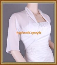 Ivory chiffon shrug for sale  UK