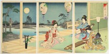 Chikanobu ensemble moon for sale  LONDON
