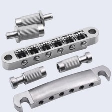 Liga de titânio Tune-O-Matic ponte de rolo barra de parada peça traseira combo ajuste Les Paul comprar usado  Enviando para Brazil