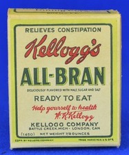 Rare kelloggs bran for sale  Bangor