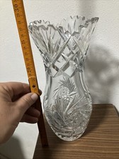 Massive kristall vase gebraucht kaufen  Teublitz