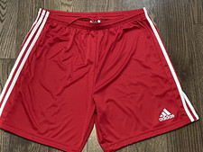 Shorts atlético masculino Adidas vermelho leve Aeroready novo sem etiquetas tamanho XL, usado comprar usado  Enviando para Brazil