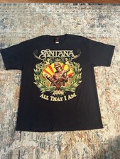 Camiseta Vintage Carlos Santana Band Concert All That I Am Tour 2006 Tamanho Grande, usado comprar usado  Enviando para Brazil