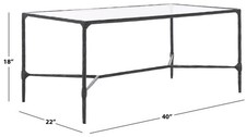 Safavieh isabellina metal for sale  Whitestown
