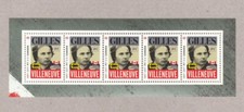FÓRMULA 1 = GILLES VILLENEUVE = S/S de 5 selos da folha sem cortes Canadá 2017, sem marca de charneira comprar usado  Enviando para Brazil
