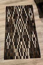 Patchwork teppich kuhfell gebraucht kaufen  Oberhausen