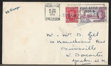 GILBERT ELLICE AUSTRALIA TO US PAQUEBOT FRANQUIA MISTA NA CAPA 1952 comprar usado  Enviando para Brazil