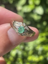 9ct gold emerald for sale  BRIGHTON