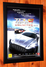 Test Drive Unlimited 2 PS3 Xbox 360 Atari pequeno raro pôster promocional página de anúncio emoldurada comprar usado  Enviando para Brazil