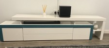 Modern white teal for sale  CHATHAM