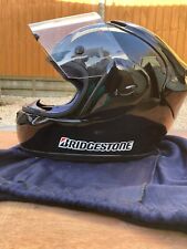 Motorcycle helmet black for sale  LOUGHBOROUGH