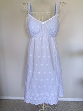 Broderie anglaise blue for sale  HALSTEAD