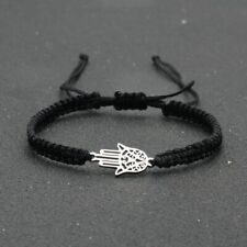 Pulseras de cuerda trenzadas a mano pequeñas de acero inoxidable para hombre mujer puño joyería segunda mano  Embacar hacia Mexico