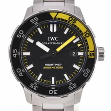 IWC SCHAFFHAUSEN Aquatimer automático 2000 IW356801 mostrador preto masculino P#138077, usado comprar usado  Enviando para Brazil