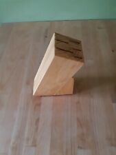 Wooden knife block for sale  MORDEN