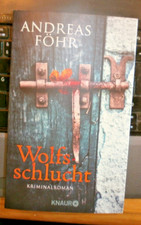 Wolfsschlucht andreas föhr gebraucht kaufen  Niederkassel