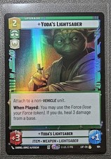Yoda lightsaber foil gebraucht kaufen  Meppen