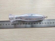 Isca de pesca 5 peças corpo isca artificial popper 128 mm 37,5 g sem pintura STH04 comprar usado  Enviando para Brazil