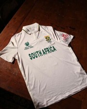 Camiseta oficial de críquete Campeonato Mundial de Testes da África do Sul 2025 nova condição, usado comprar usado  Enviando para Brazil