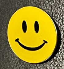 Pin badge smiley for sale  TWICKENHAM