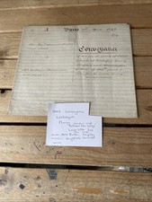 Old staffordshire document for sale  WIRRAL