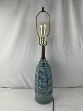 Midcentury blue ceramic d'occasion  Expédié en Belgium