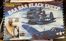 1976 REVELL BAA BAA BLACK SHEEP F4U-1 CORSAIR Kit Modelo Não Construído comprar usado  Enviando para Brazil