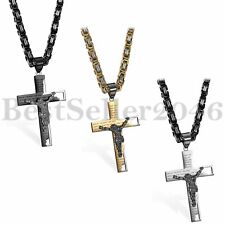 Mens jesus crucifix for sale  Quincy