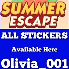 Todos os adesivos Mono_Poly_Go disponíveis aqui :- ÁLBUM DE ESCAPE DE VERÃO :- Envio mais rápido comprar usado  Enviando para Brazil
