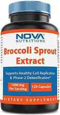 Extrato de broto de brócolis Nova Nutritions 1000 mg 120 cápsulas comprar usado  Enviando para Brazil
