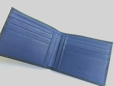 Carteira masculina de couro bi-dobrável Giorgio Armani...Safiano...Preta e azul...Trendy, usado comprar usado  Enviando para Brazil