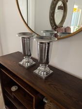 Chrome vases for sale  CHELTENHAM