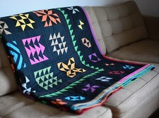 Sterne quilt tagesdecke gebraucht kaufen  Berlin