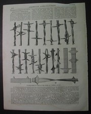 Barbed wire 1879 for sale  USA