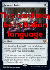 Mtg jeweled lotus usato  Bari