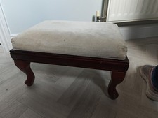 Footstool beige upholstery for sale  TAMWORTH