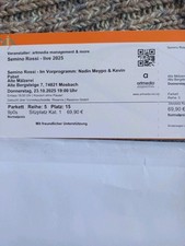 Konzertkarte gebraucht kaufen  Zaberfeld