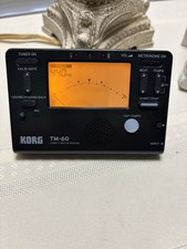 Usado, Korg TM-60 combo sintonizador e metrônomo preto portátil tm60 comprar usado  Enviando para Brazil