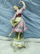 Capodimonte porcelain lady for sale  DUNSTABLE