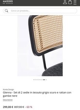 Set sedie moderne usato  Arluno