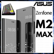 Cover Kippen Für ASUS ZENFONE MAX M2 ZB631KL Schutzhülle Buch Schwarz Clear View, usado comprar usado  Enviando para Brazil