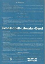 Gesellschaft literatur beruf gebraucht kaufen  Ampfing