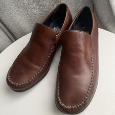 Mens brown loafers for sale  BOLTON