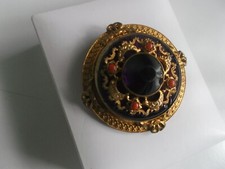 Antike brosche goldfarben gebraucht kaufen  Deutschland