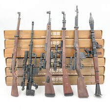 Usado, 6 peças 98K M200 RPG conjunto de rifle sniper brinquedo arma modelo areia mesa decoração arma comprar usado  Enviando para Brazil